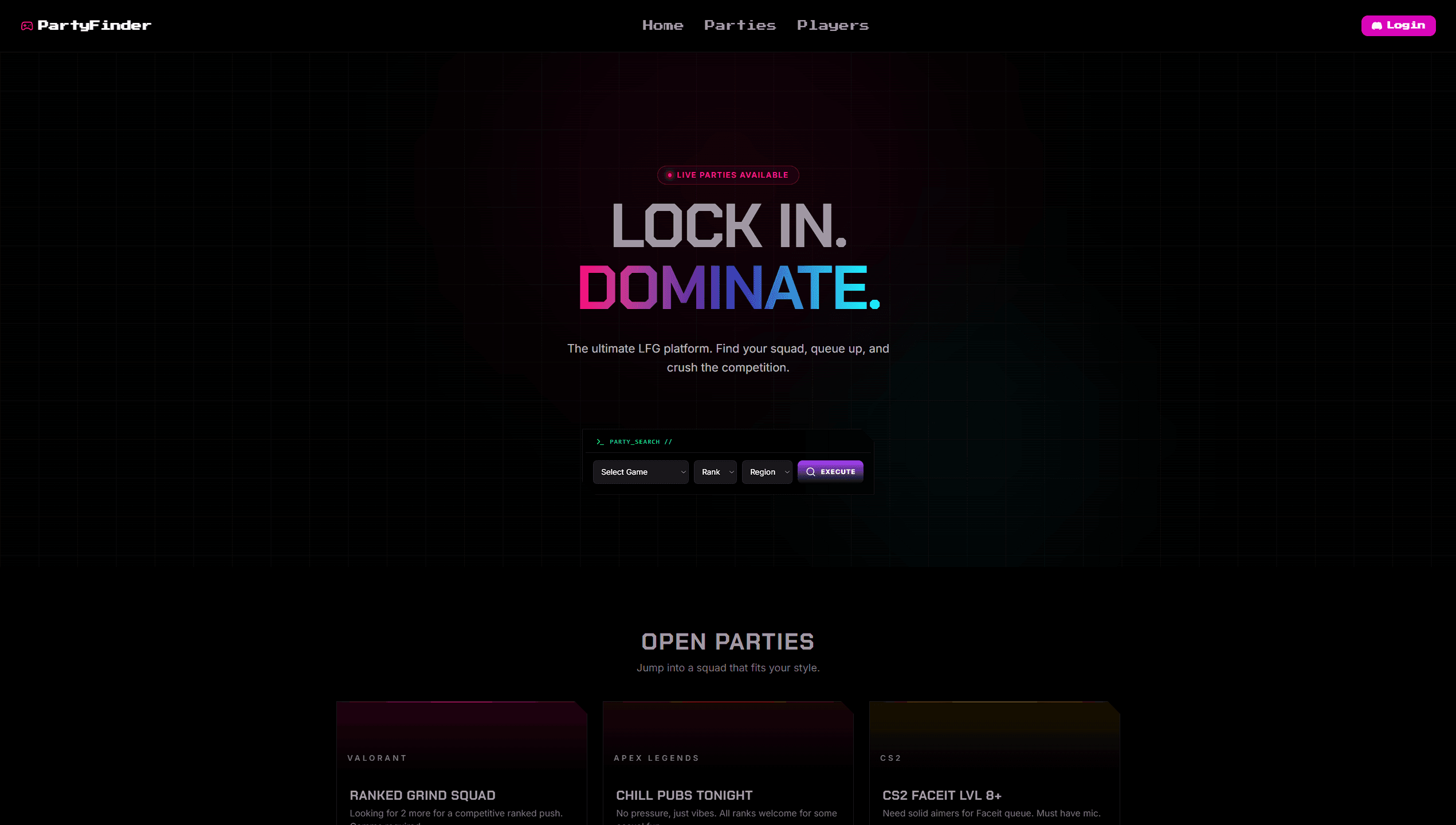 PartyFinder